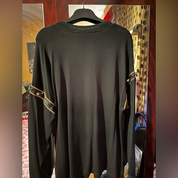 Brand New! GIZIA Women’s Long Sleeve Shirt With Real Crystals Size 38 - Picture 5 of 8